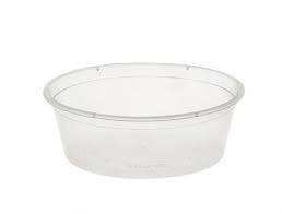 Uni-Chef PP Round Container with Lids 250ml 25pk