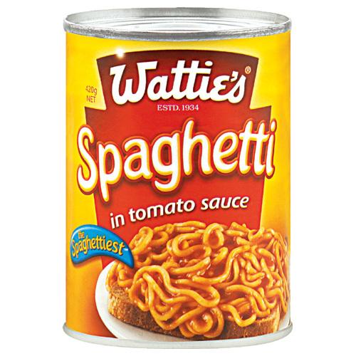 Watties Spaghetti In Tomato Sauce 420g