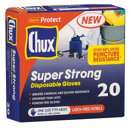 Chux Super Strong Disposable Gloves 20pk