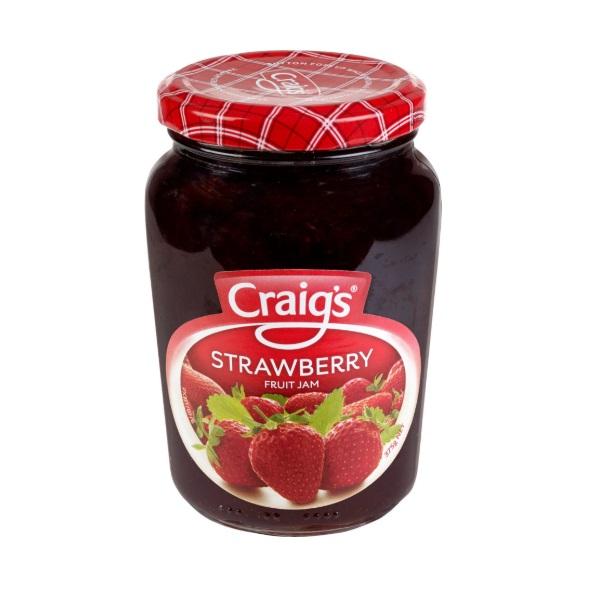 Craigs Strawberry Jam 375g