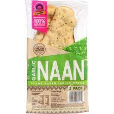 Turkish Bread Garlic Naan Bread 2pk