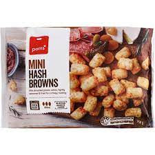 Pams Mini Hash Browns 750g