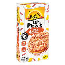 McCain Ham & Cheese Lil Pizzas 4pk 400g