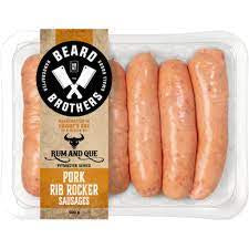 Beard Brothers Pork Rib Rocker Sausages