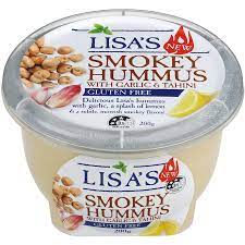 Lisa's  Hummus Smokey with Garlic & Tahini 200g