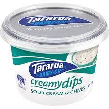 Tararua Sour Cream & Chives Dip 250g