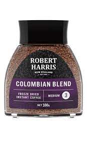 Robert Harris Colombian Blend Medium Freeze Dried Instant Coffee 100g