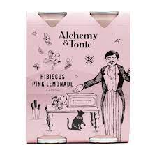 Alchemy & Tonic Hibiscus Pink Lemonade 4pk x 250ml