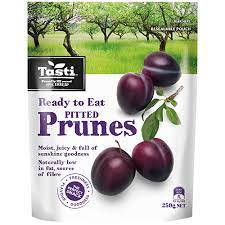 Tasti Ready to Eat Pitted Prunes 250g
