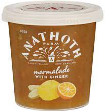 Anathoth Farm Marmalade With Ginger 455g