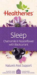 Healtheries Sleep Tea Blackcurrant 20pk