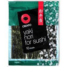 Obento Yaki Sushi Nori Sheet 25g 10pk