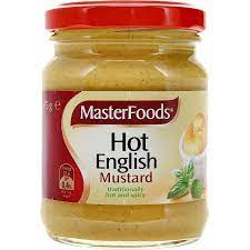 Masterfoods Mustard English Hot 175g