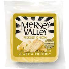 Mersey Valley Club Pickled Onion Cheddar Cheese 235g