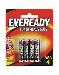 Eveready Super Heavy Duty AAA 4pk