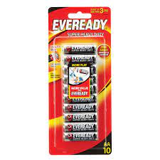 Eveready Super Heavy Duty AA 10pk