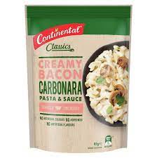 Continental Classics Creamy Bacon Carbonara Pasta & Sauce 145g