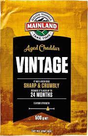 Mainland Vintage Cheddar Cheese Block 500g