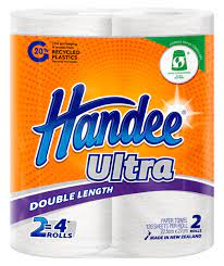 Handee Ultra Double Length Paper Towels 2ply 2pk