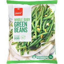 Pams Whole Baby Green Beans 750g