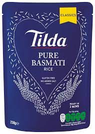 Tilda Pure Steamed Basmati Rice 250g