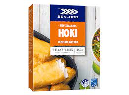 Sealord Hoki Tempura Batter Flaky Fish Fillets 6pk 450g