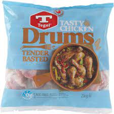 Tegel Frozen Tender Basted Chicken Drums 2kg