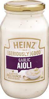 Heinz Seriously Good Garlic Aioli Jar 460g