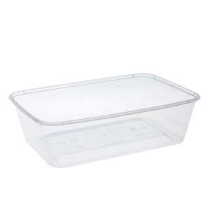 Uni-Chef Rectangle Container with Lid 650ml 10pk