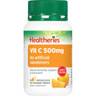 Healtheries Vit C 500mg Tab 60pk