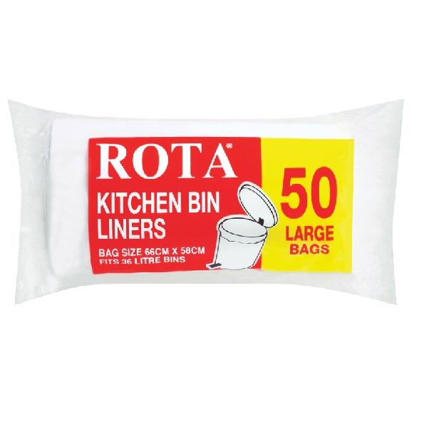 Rota Kitchen Large Bin Liners 50pk